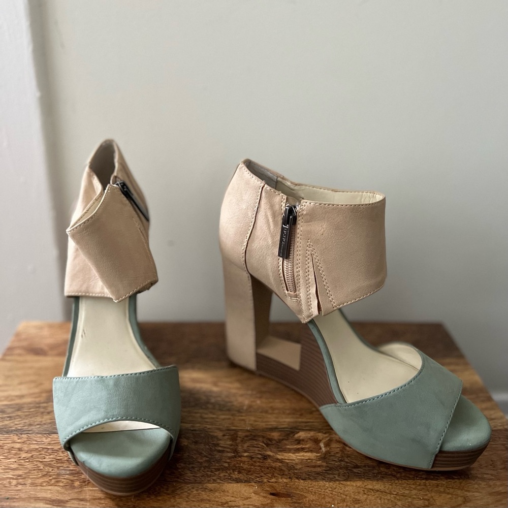 BCBG Wedge Sandals (Two Tone)